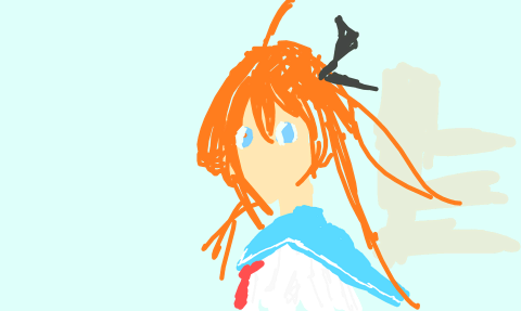 紅金頭髮的藍瞳水手服少女 by 狗屁充满了决心 2025/11/29